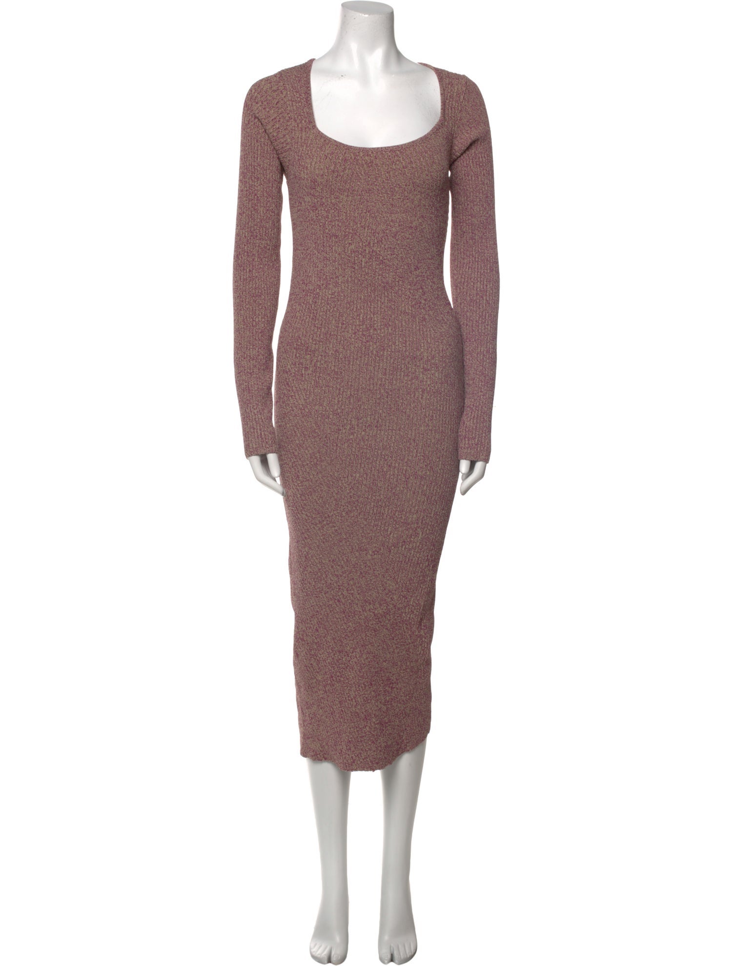REMAIN Birger Christensen Scoop Neck Midi Length Dress