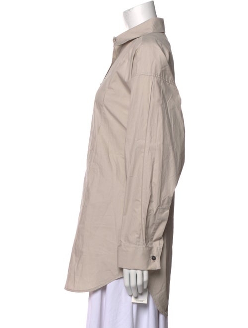 REMAIN Birger Christensen Long Sleeve Button-Up Top