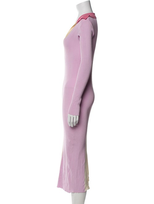 REMAIN Birger Christensen V-Neck Midi Length Dress