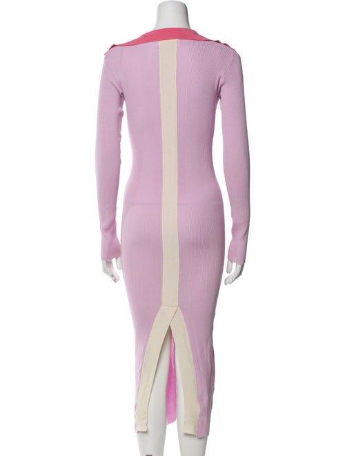 REMAIN Birger Christensen V-Neck Midi Length Dress