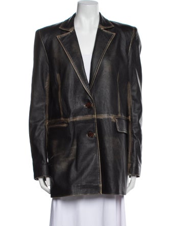 REMAIN Birger Christensen Leather Blazer