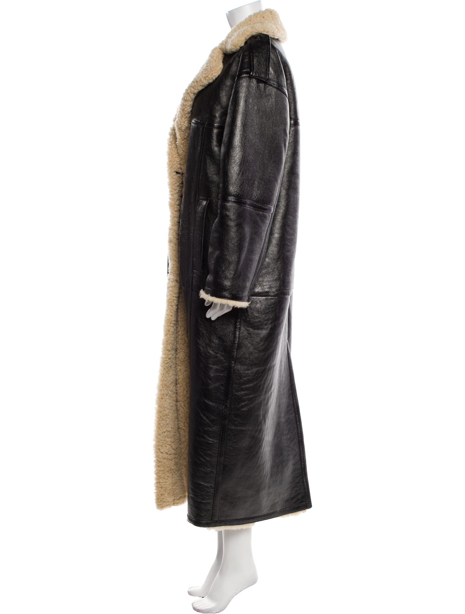 REMAIN Birger Christensen Shearling Fur Coat