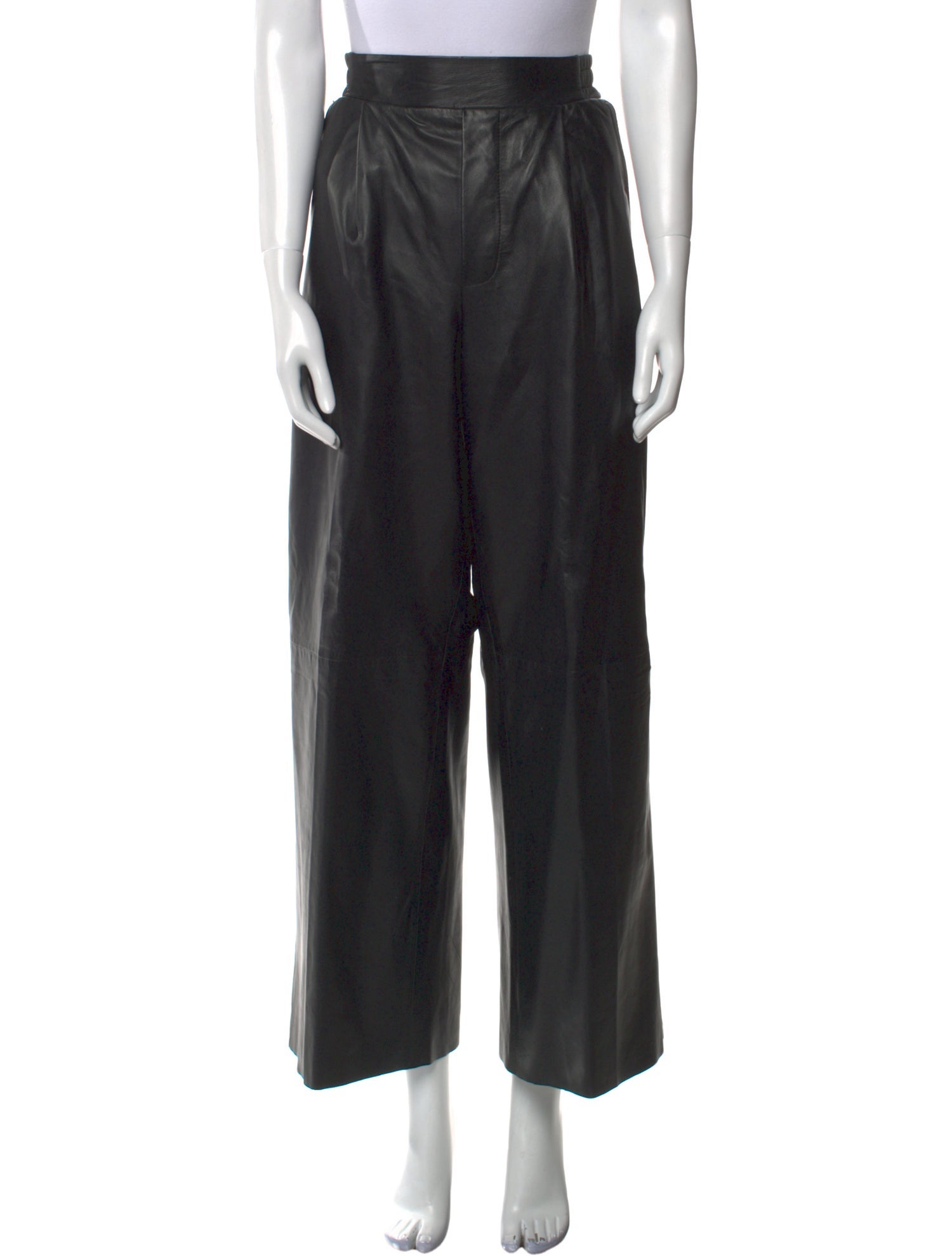 REMAIN Birger Christensen Leather Wide Leg Pants