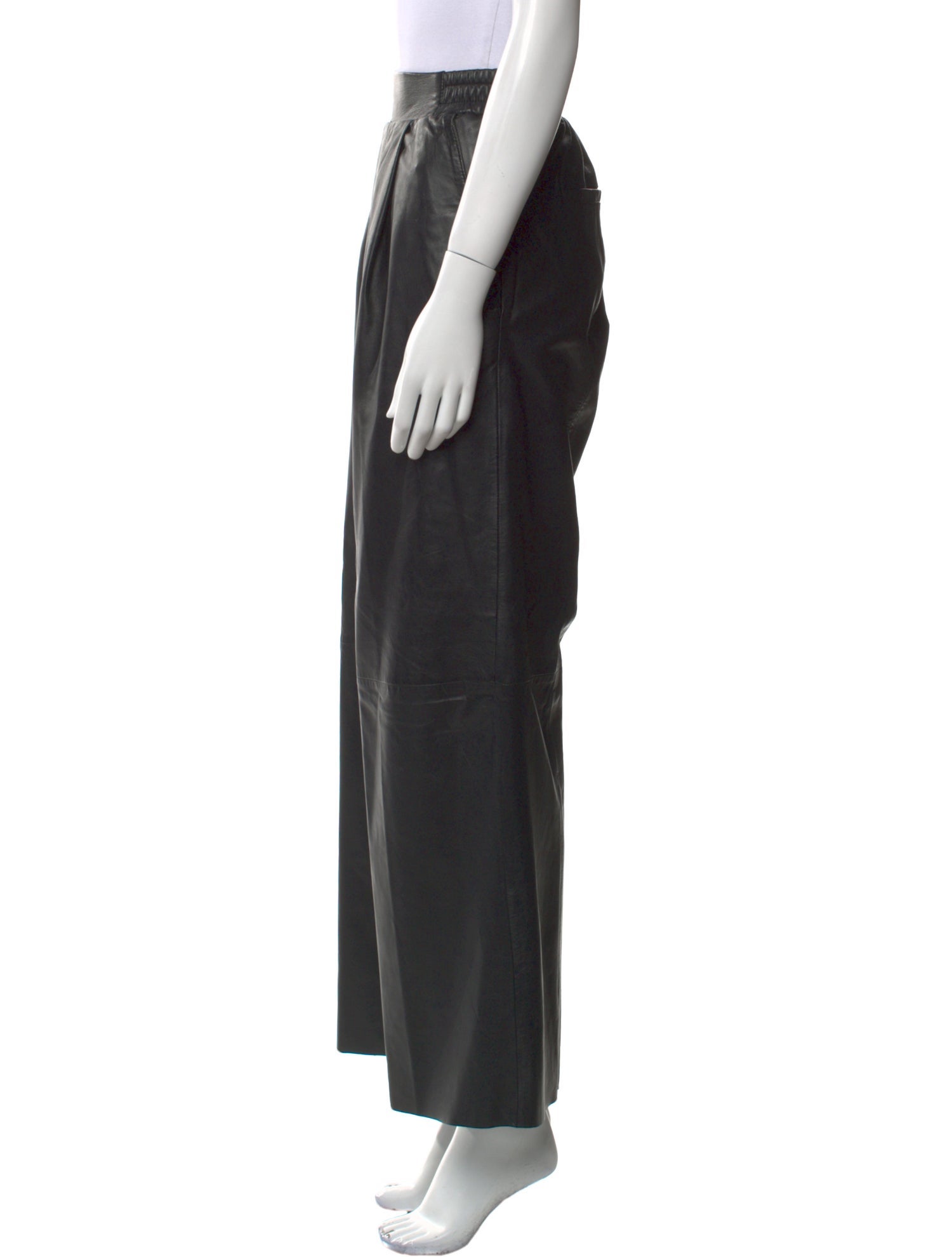 REMAIN Birger Christensen Leather Wide Leg Pants