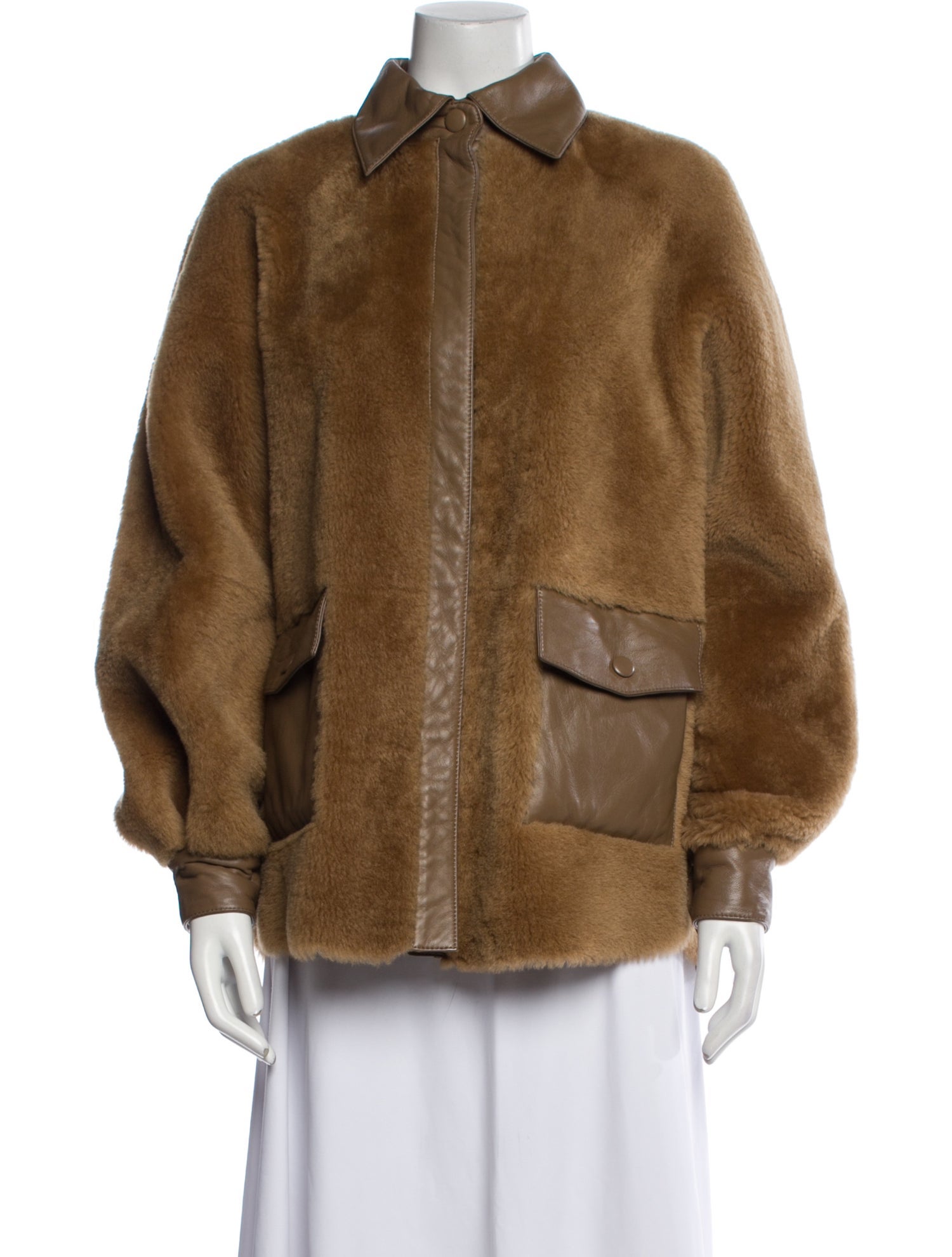 REMAIN Birger Christensen Lambskin Fur Coat