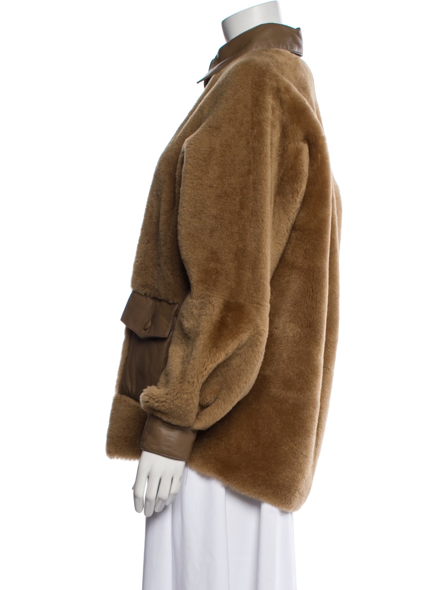 REMAIN Birger Christensen Lambskin Fur Coat