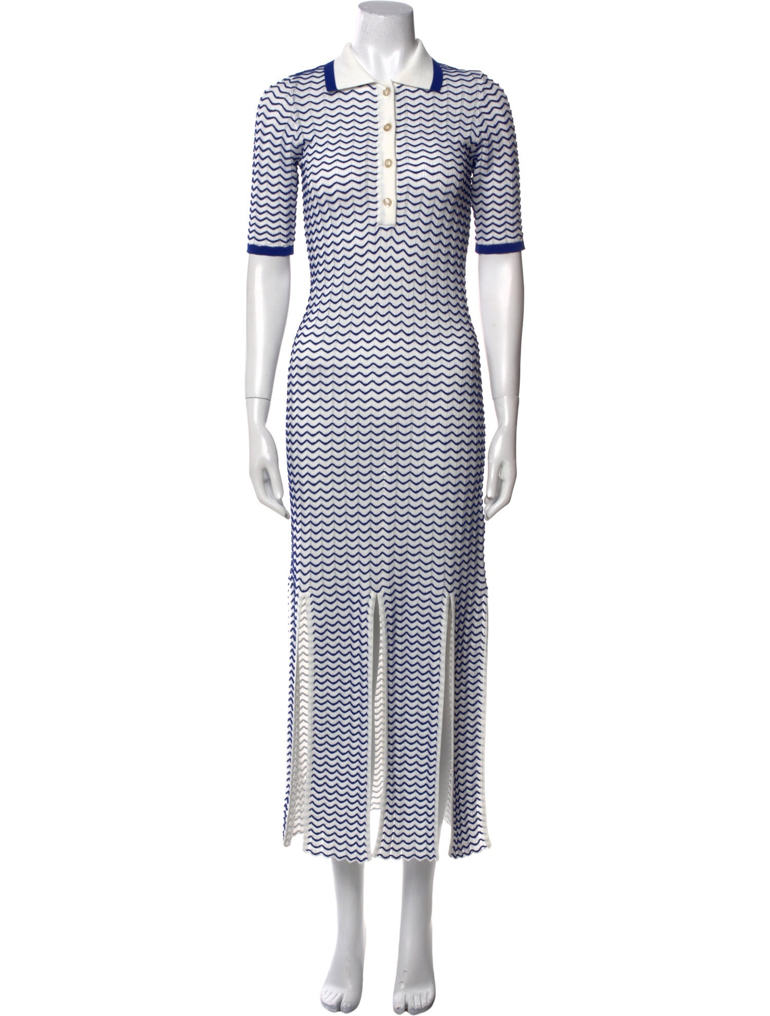 REMAIN Birger Christensen Striped Long Dress