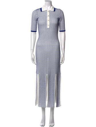 REMAIN Birger Christensen Striped Long Dress