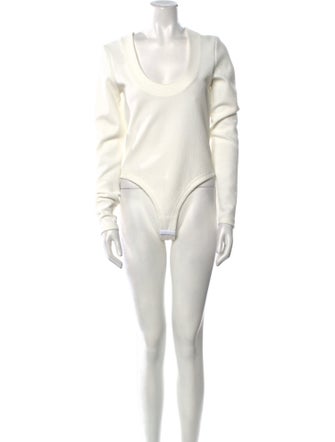 REMAIN Birger Christensen Cowl Neck Long Sleeve Bodysuit