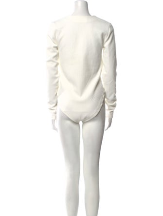 REMAIN Birger Christensen Cowl Neck Long Sleeve Bodysuit