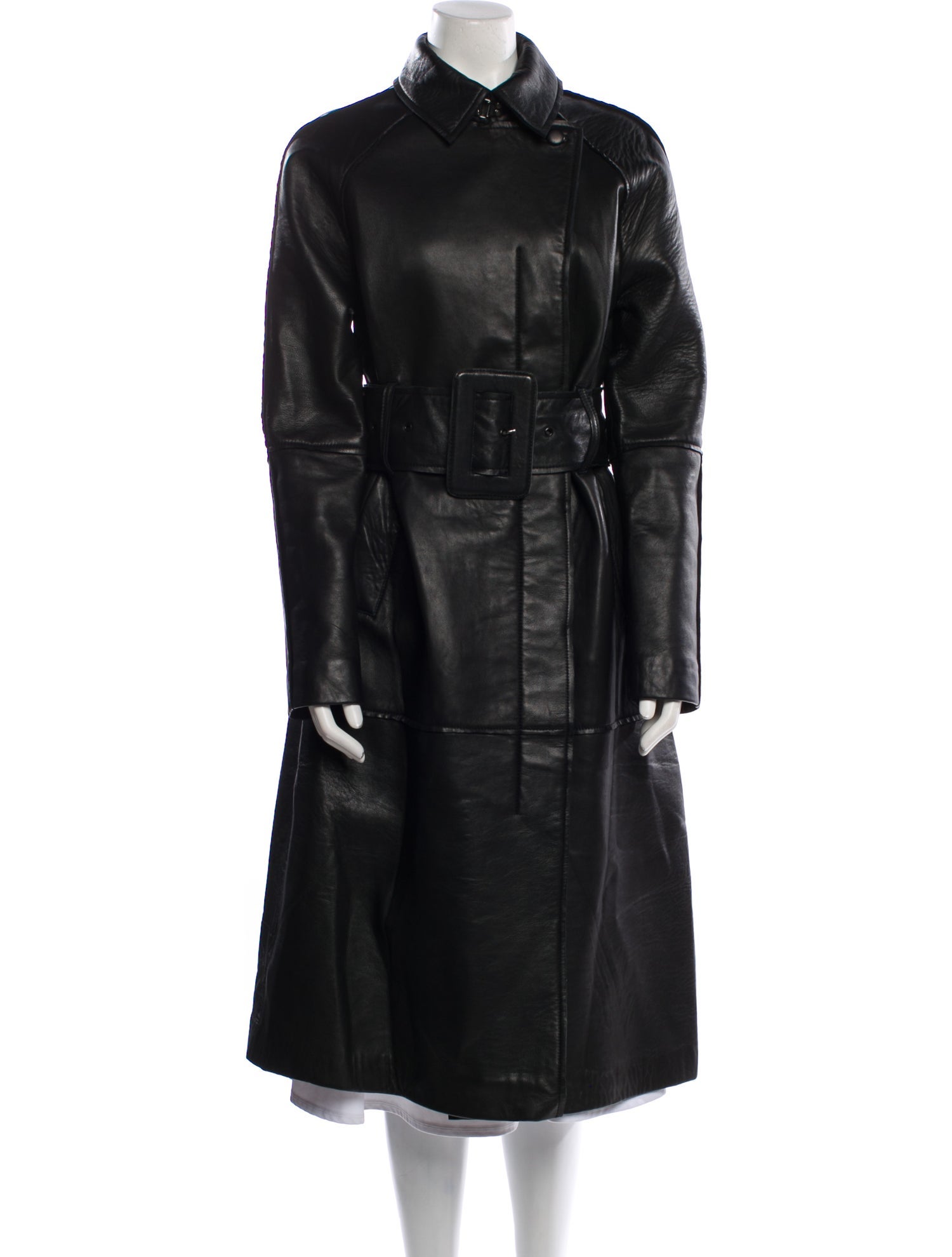 REMAIN Birger Christensen Leather Trench Coat
