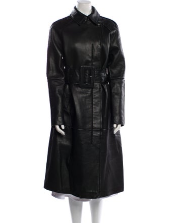 REMAIN Birger Christensen Leather Trench Coat