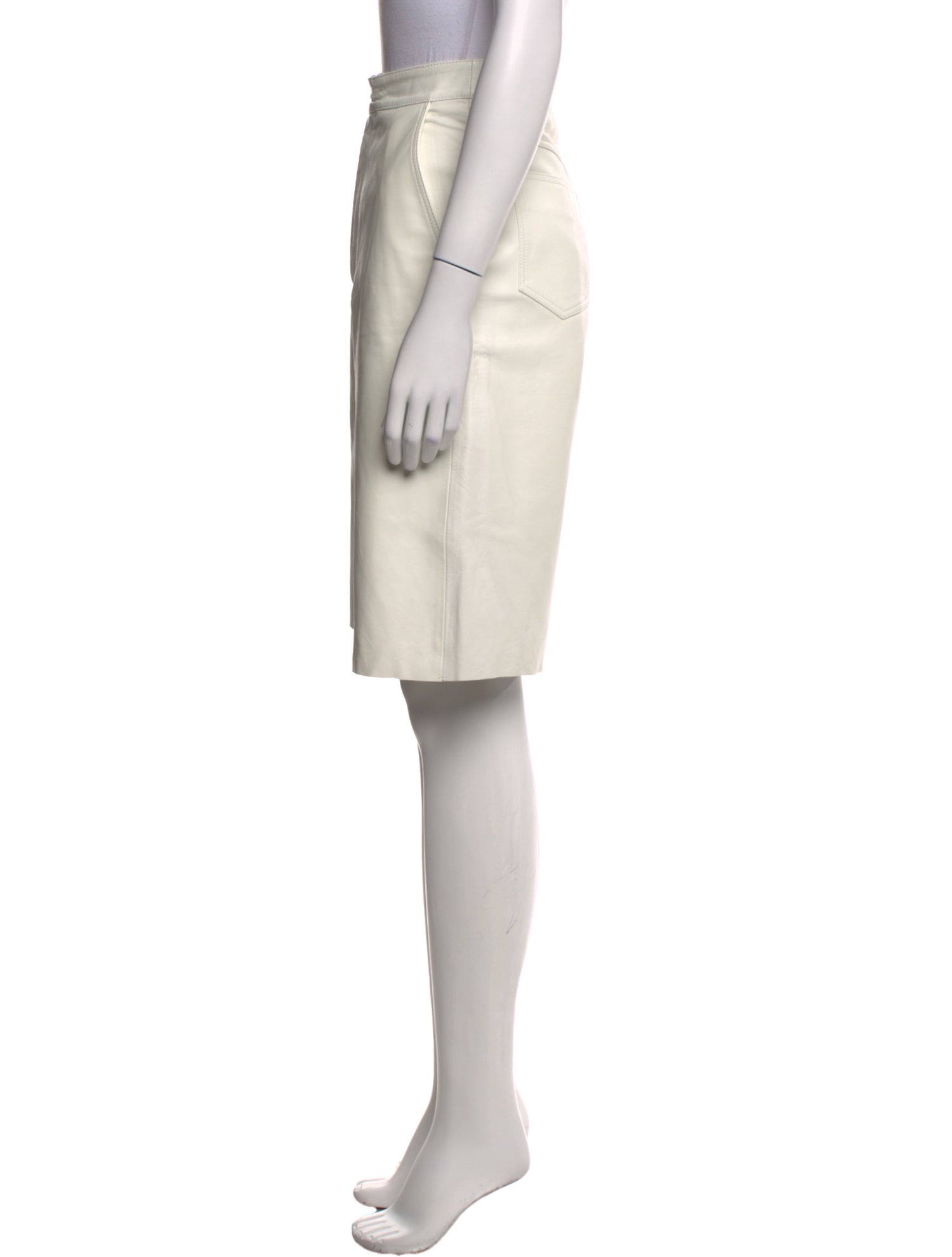 REMAIN Birger Christensen Leather Knee-Length Shorts w/ Tags