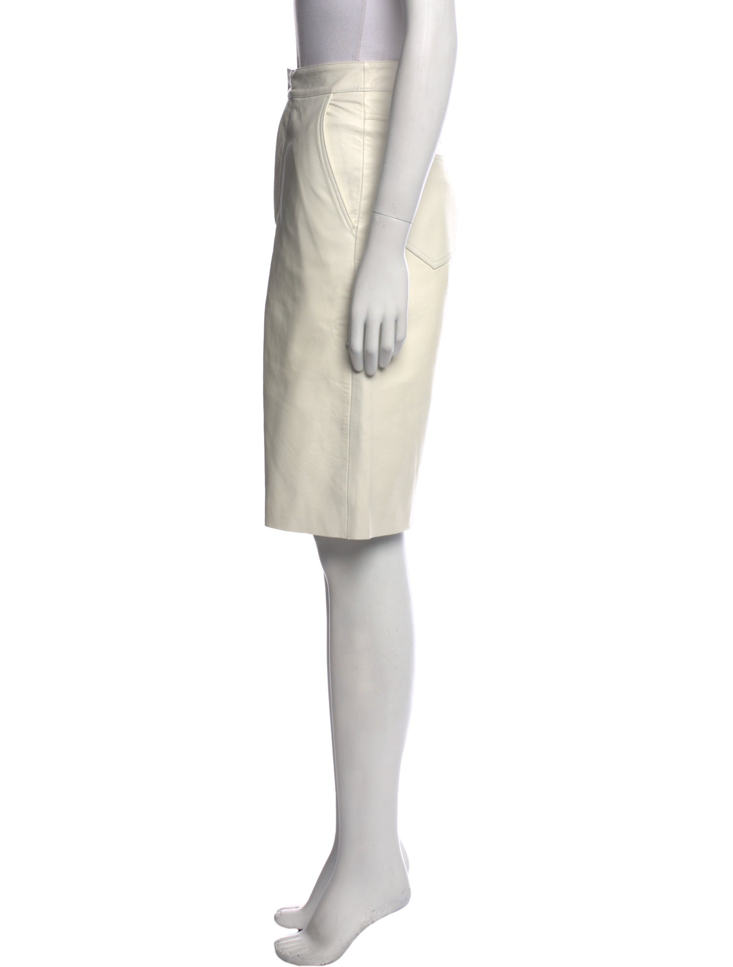 REMAIN Birger Christensen Leather Knee-Length Shorts w/ Tags