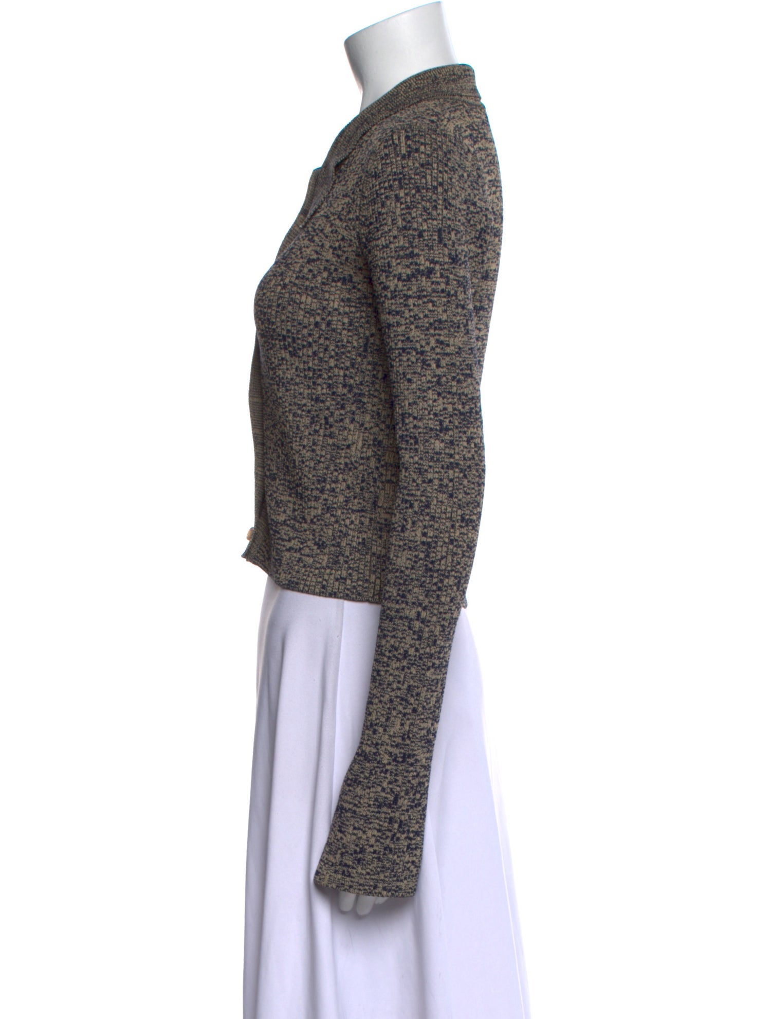 REMAIN Birger Christensen Printed Long Sleeve Crop Top