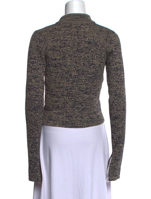 REMAIN Birger Christensen Printed Long Sleeve Crop Top