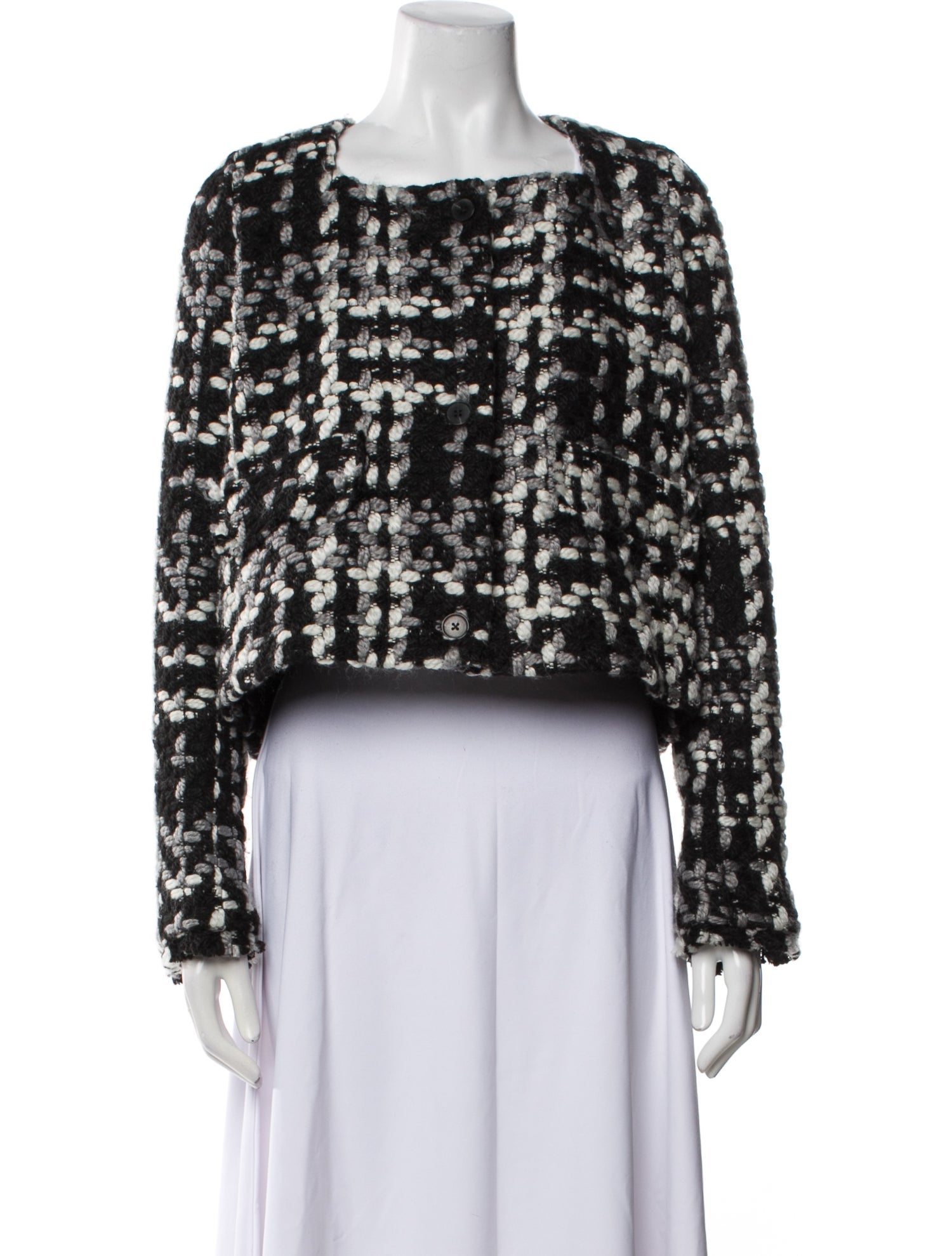 REMAIN Birger Christensen Tweed Pattern Evening Jacket