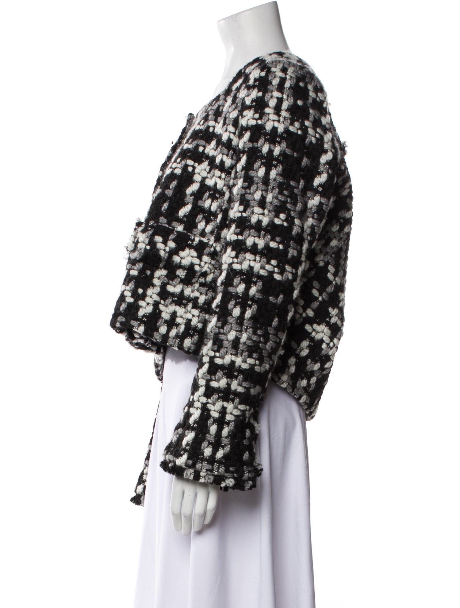 REMAIN Birger Christensen Tweed Pattern Evening Jacket