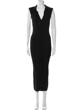 REMAIN Birger Christensen V-Neck Long Dress