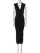 REMAIN Birger Christensen V-Neck Long Dress