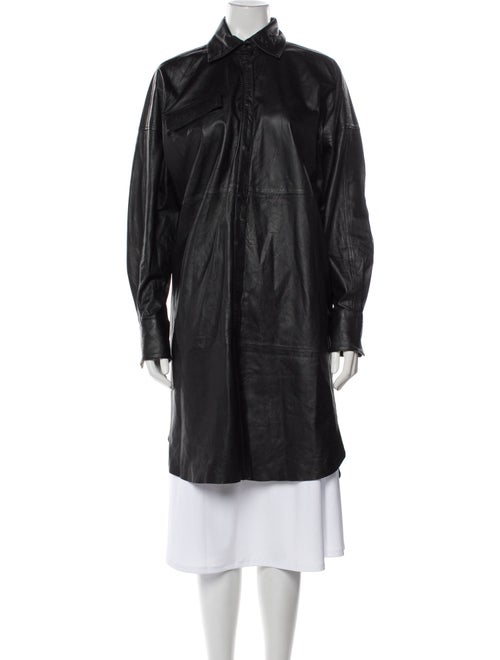 REMAIN Birger Christensen Leather Trench Coat