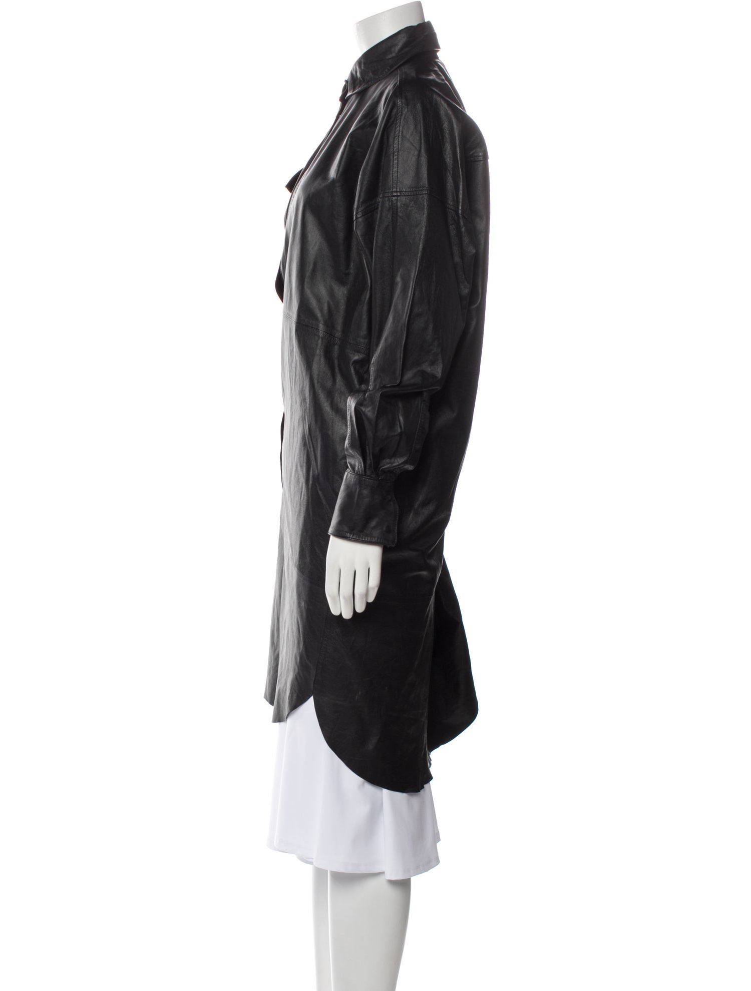 REMAIN Birger Christensen Leather Trench Coat