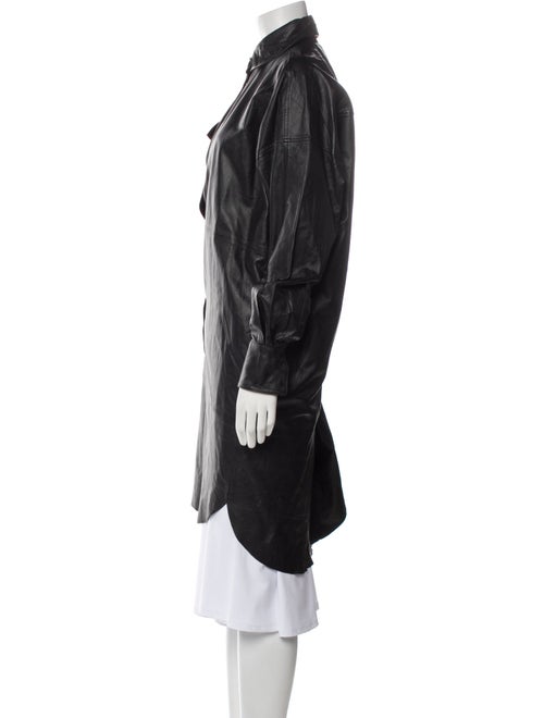 REMAIN Birger Christensen Leather Trench Coat