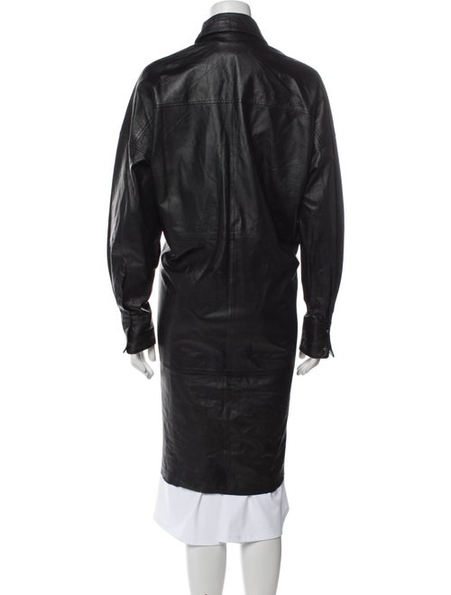 REMAIN Birger Christensen Leather Trench Coat
