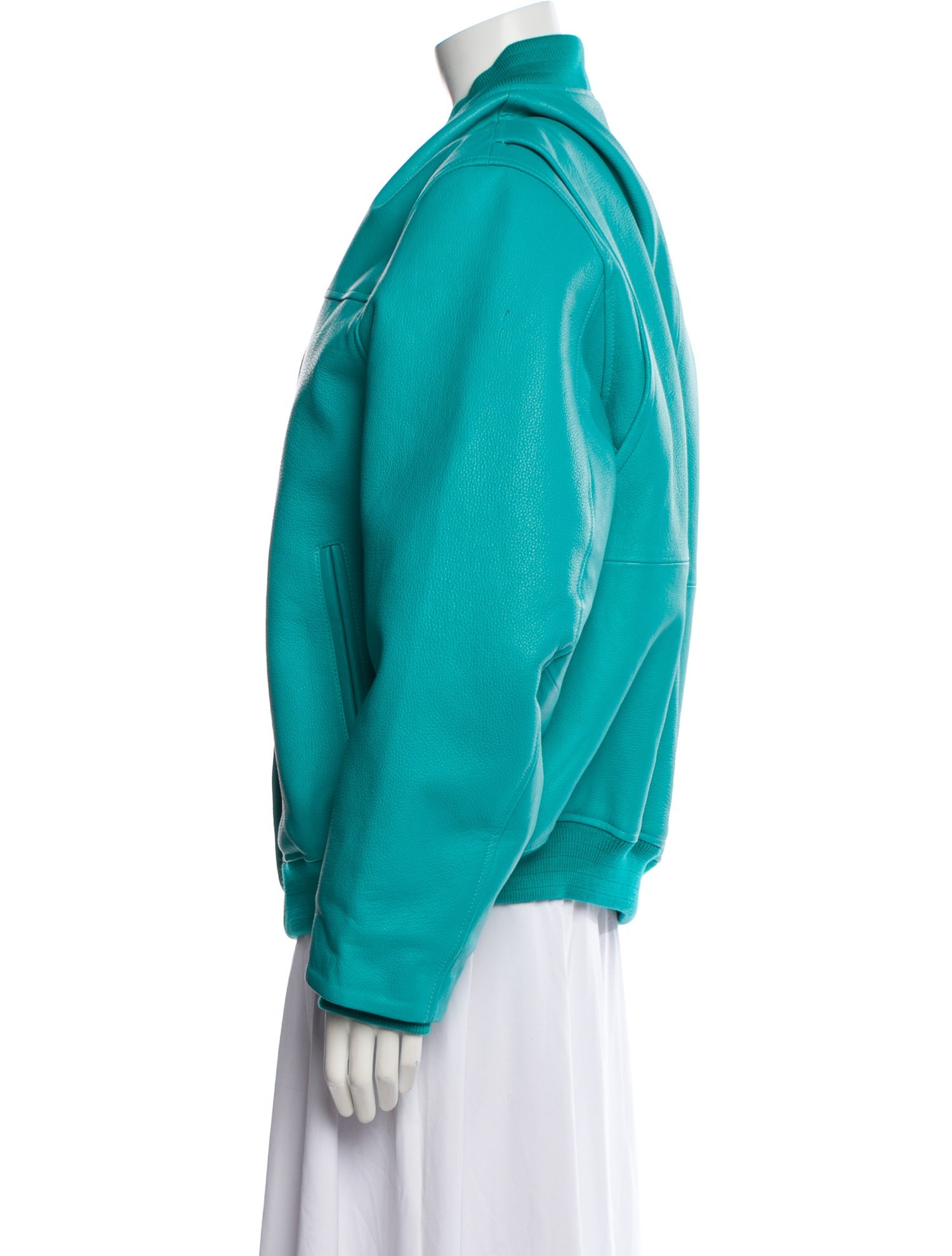 REMAIN Birger Christensen Leather Bomber Jacket