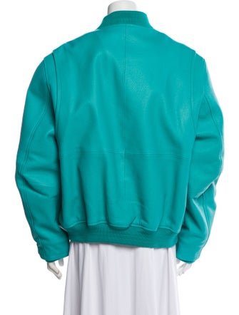 REMAIN Birger Christensen Leather Bomber Jacket