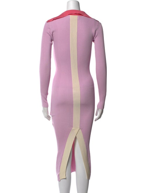 REMAIN Birger Christensen Colorblock Pattern Knee-Length Dress