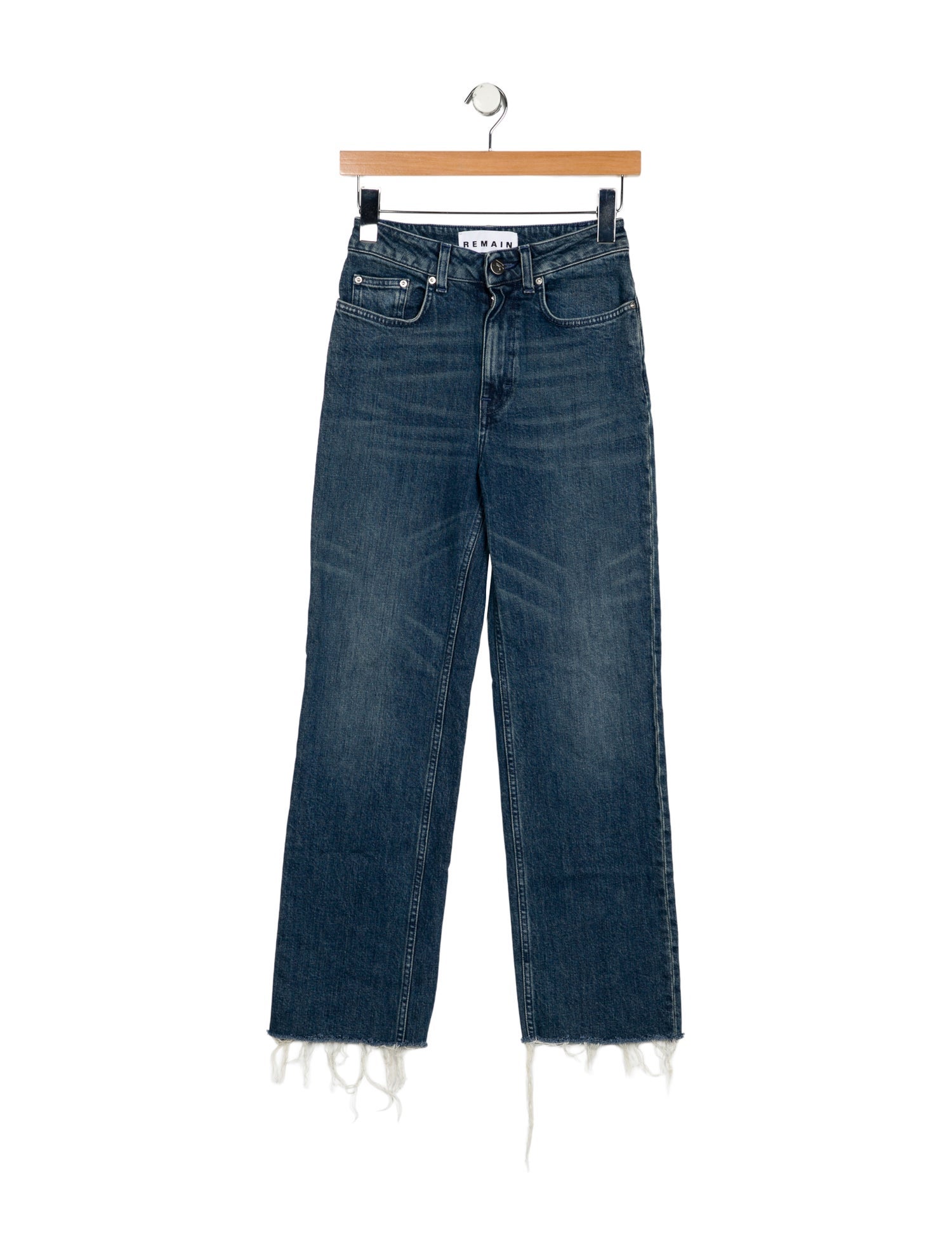 REMAIN Birger Christensen Mid-Rise Straight Leg Jeans