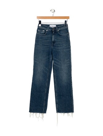 REMAIN Birger Christensen Mid-Rise Straight Leg Jeans