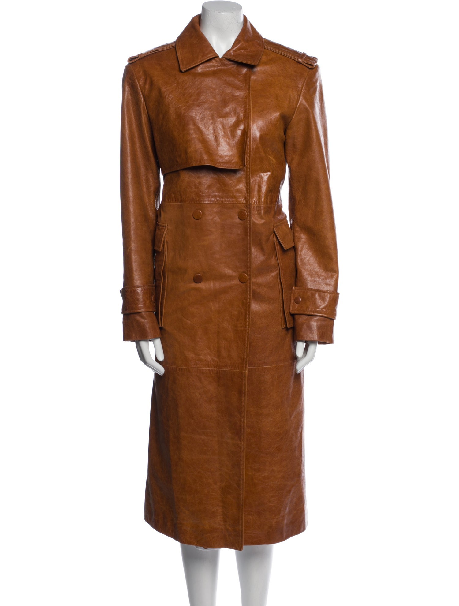 REMAIN Birger Christensen Leather Trench Coat