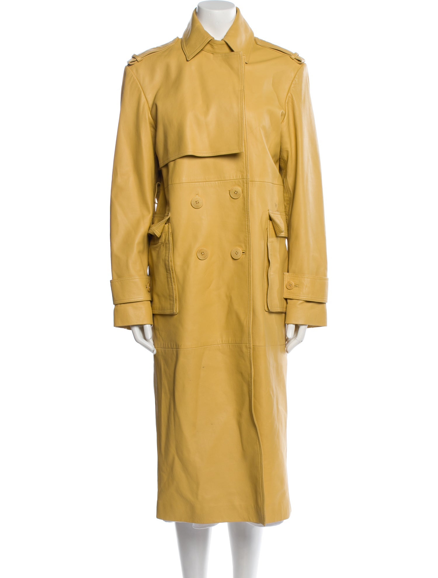 REMAIN Birger Christensen Leather Trench Coat