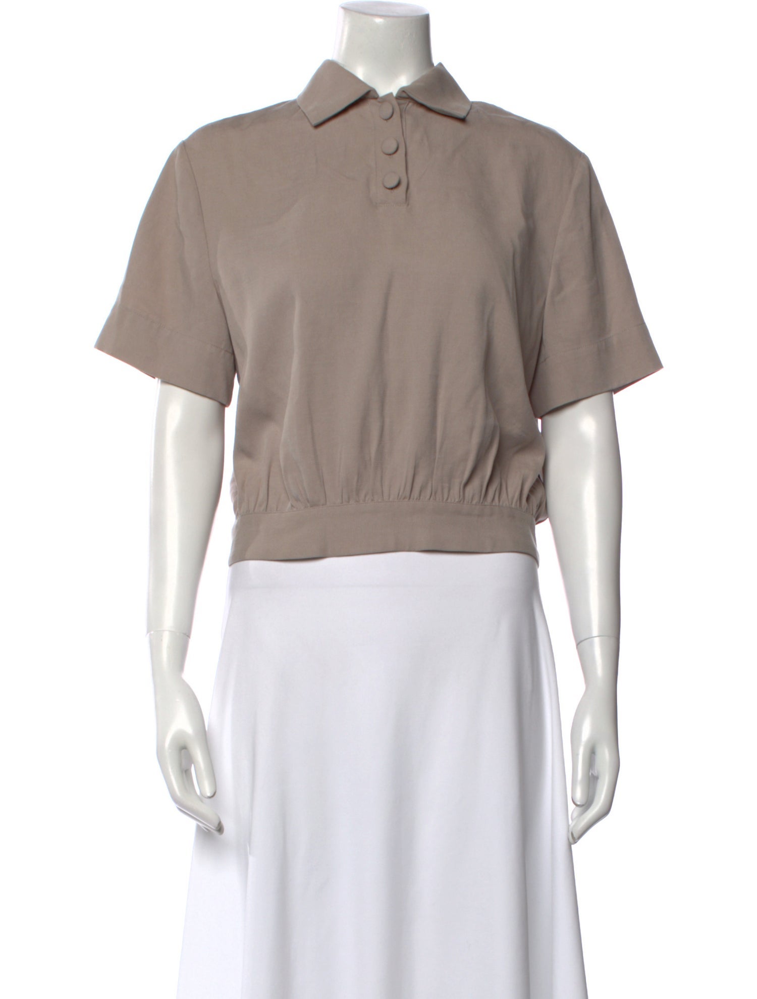 REMAIN Birger Christensen Short Sleeve Crop Top