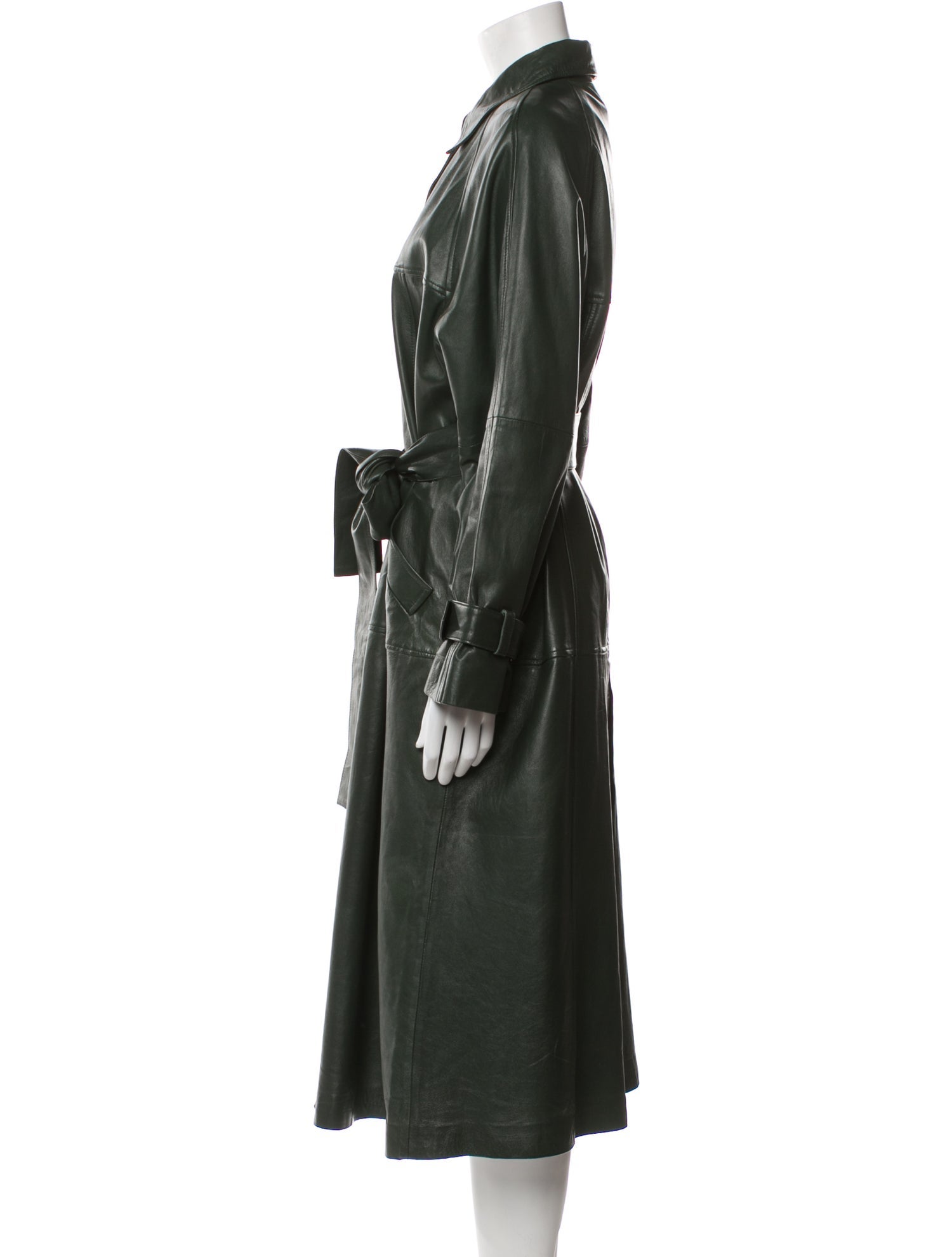 REMAIN Birger Christensen Leather Trench Coat