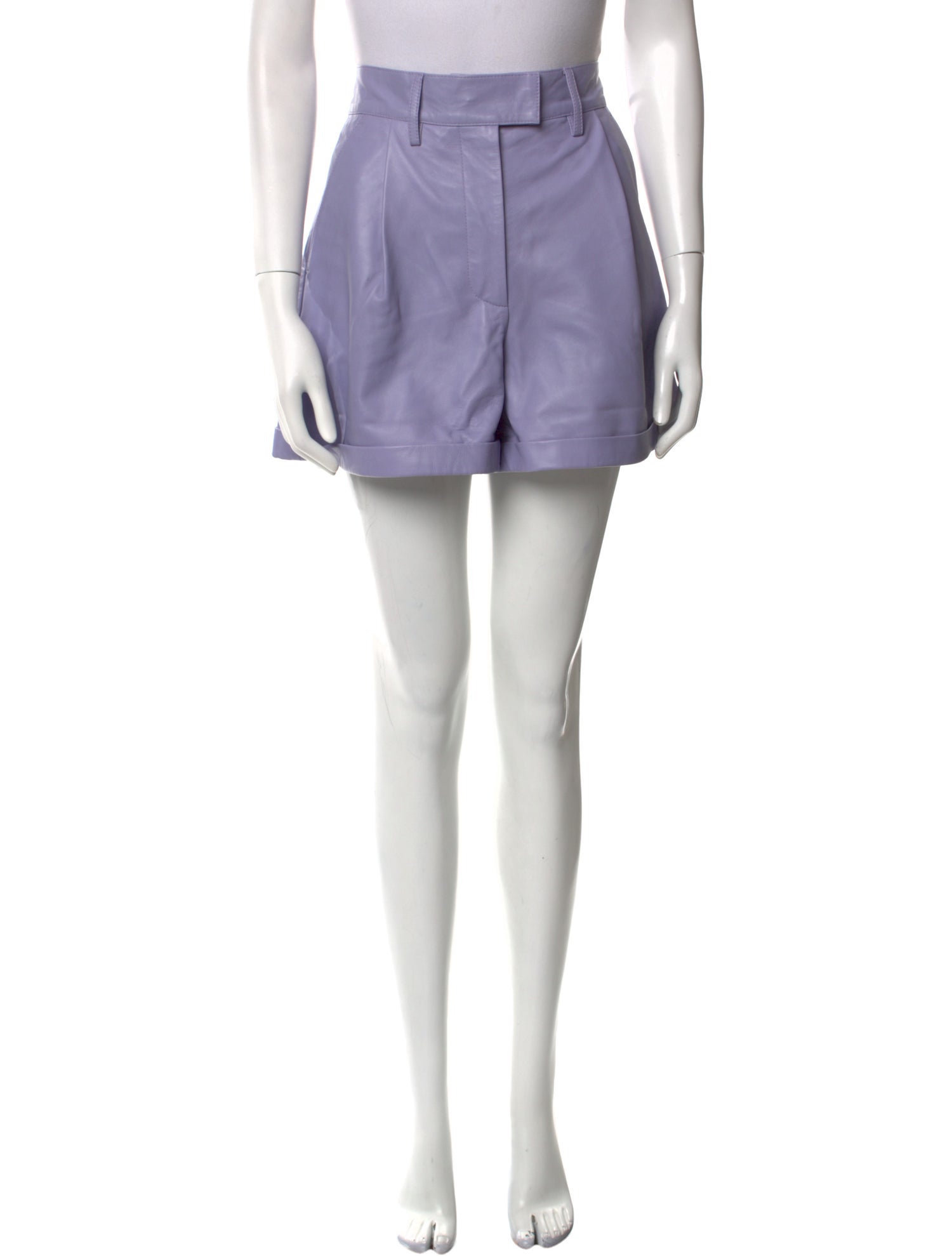 REMAIN Birger Christensen Leather Mini Shorts