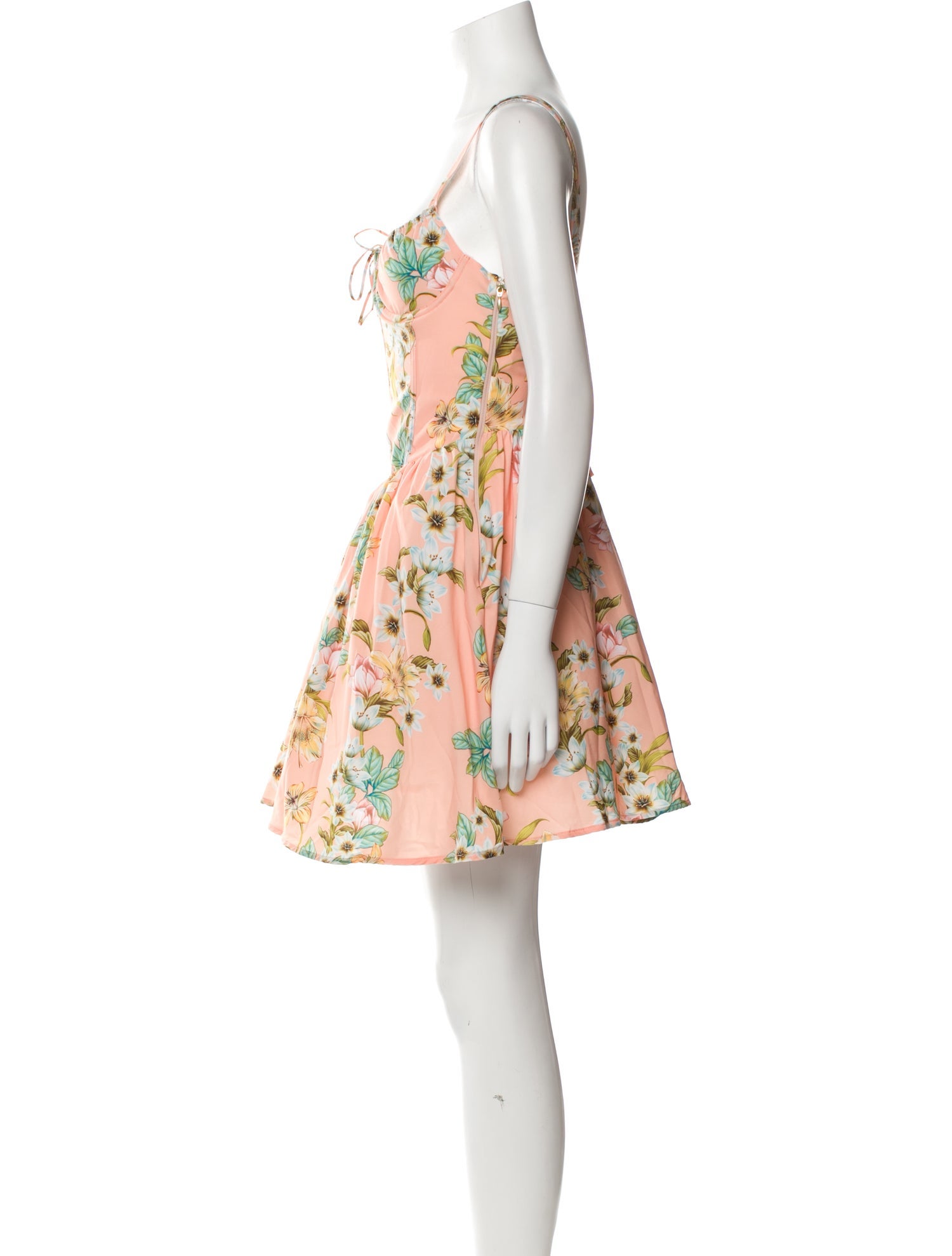 Revolve x Agua Bendita Floral Print Mini Dress w/ Tags