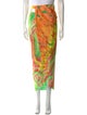 Revolve x Agua Bendita Printed Midi Length Skirt