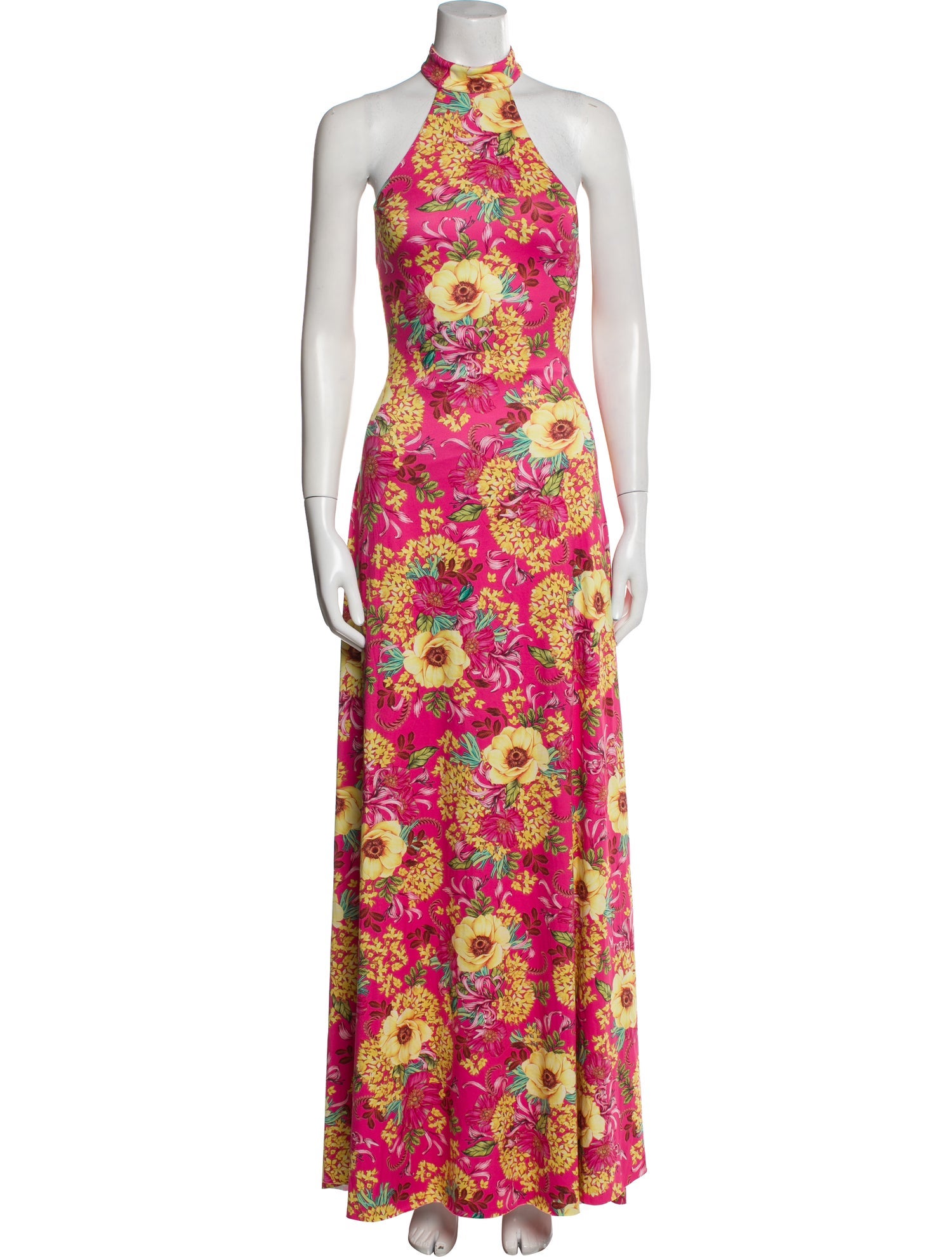 Revolve x Agua Bendita Floral Print Long Dress w/ Tags