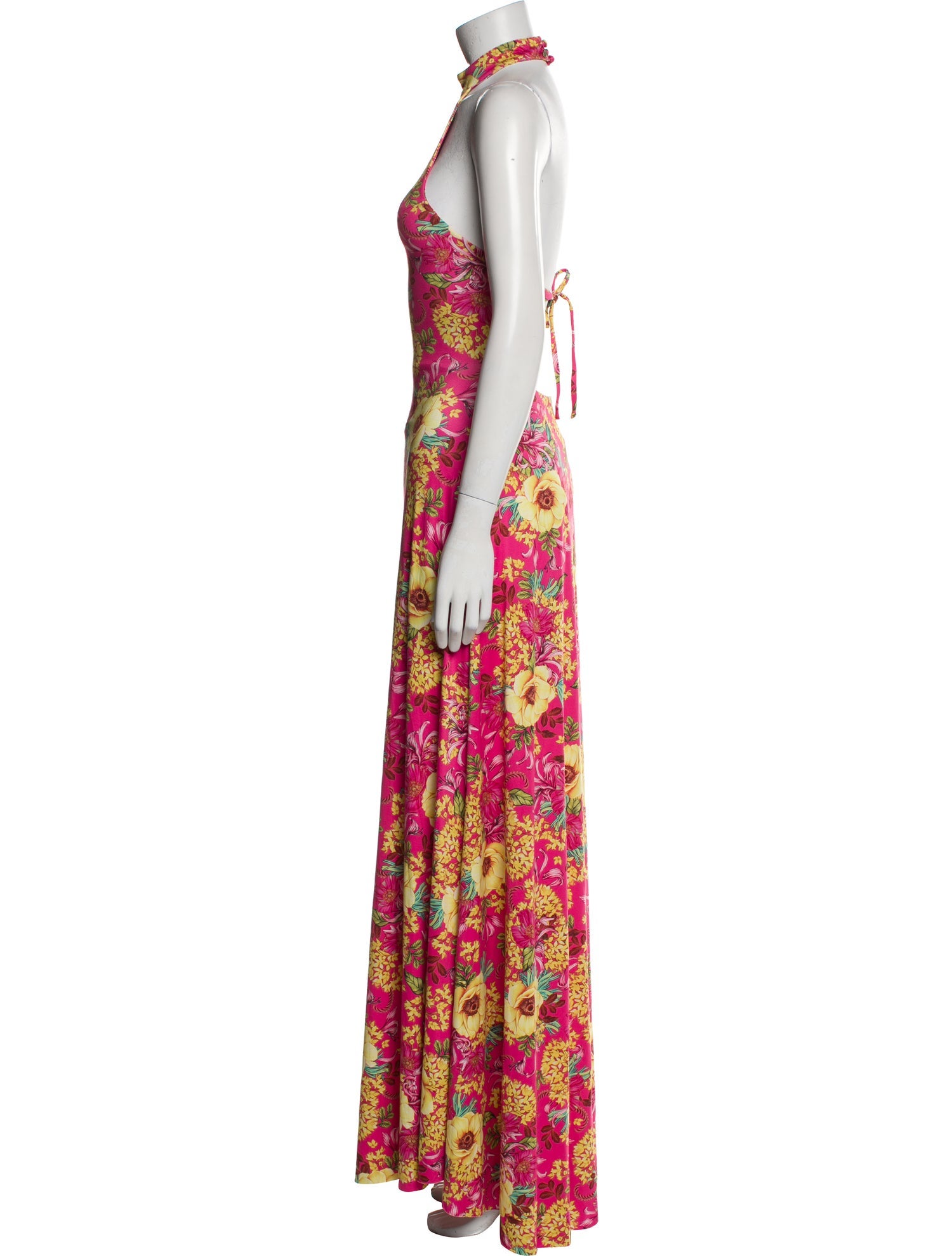 Revolve x Agua Bendita Floral Print Long Dress w/ Tags