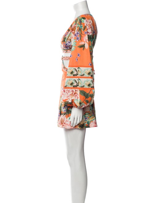 Revolve x Agua Bendita Floral Print Cutout Accent Short Set