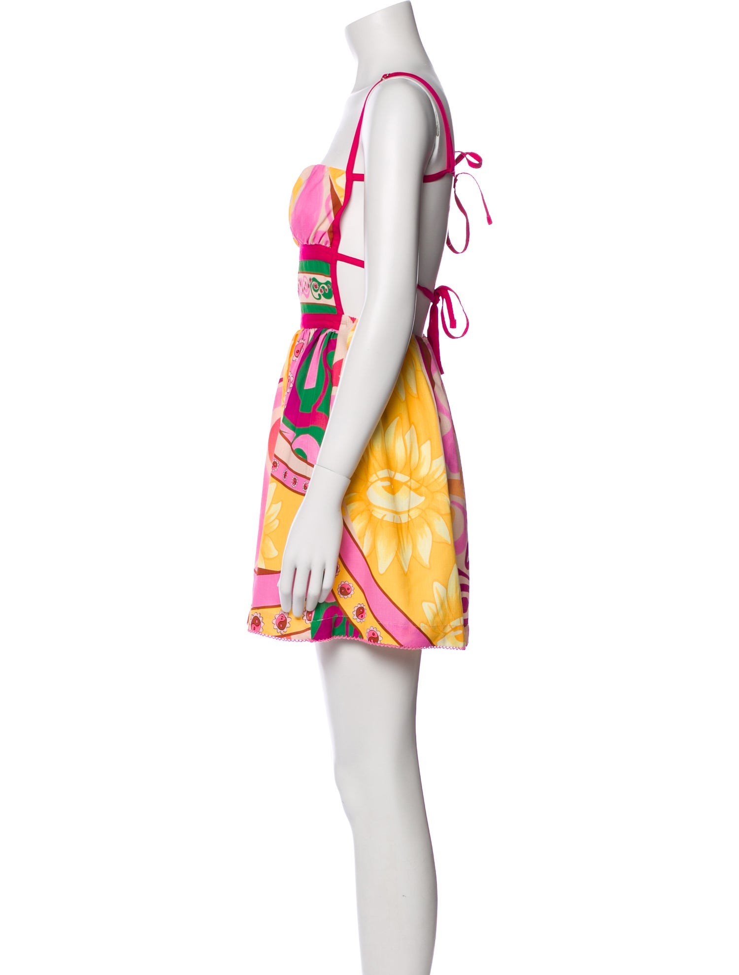 Revolve x Agua Bendita Printed Mini Dress w/ Tags