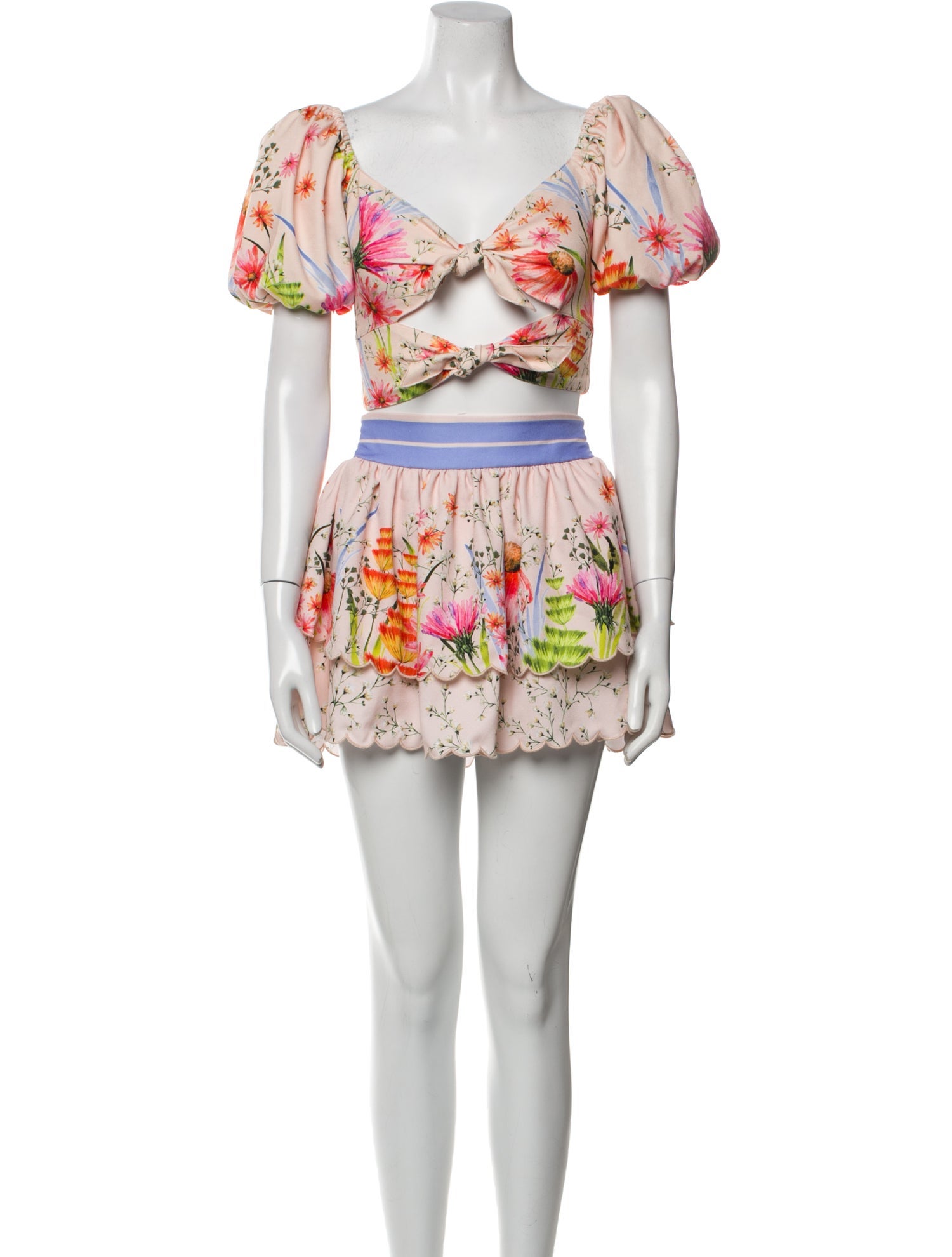 Revolve x Agua Bendita Printed Skirt Set