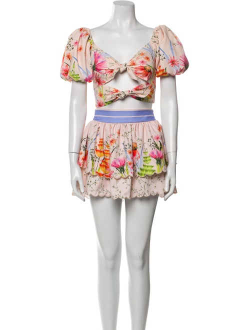 Revolve x Agua Bendita Printed Skirt Set