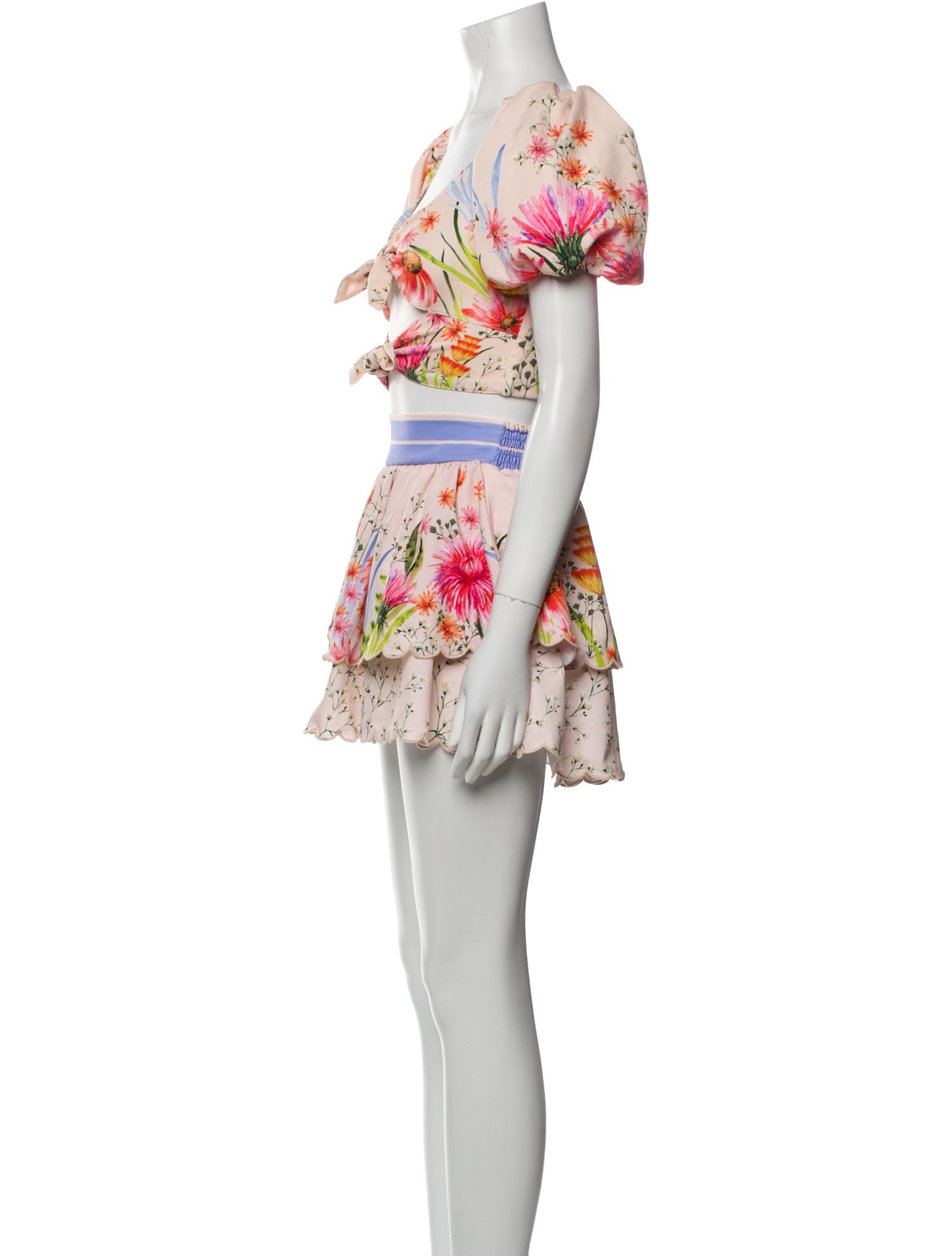 Revolve x Agua Bendita Printed Skirt Set