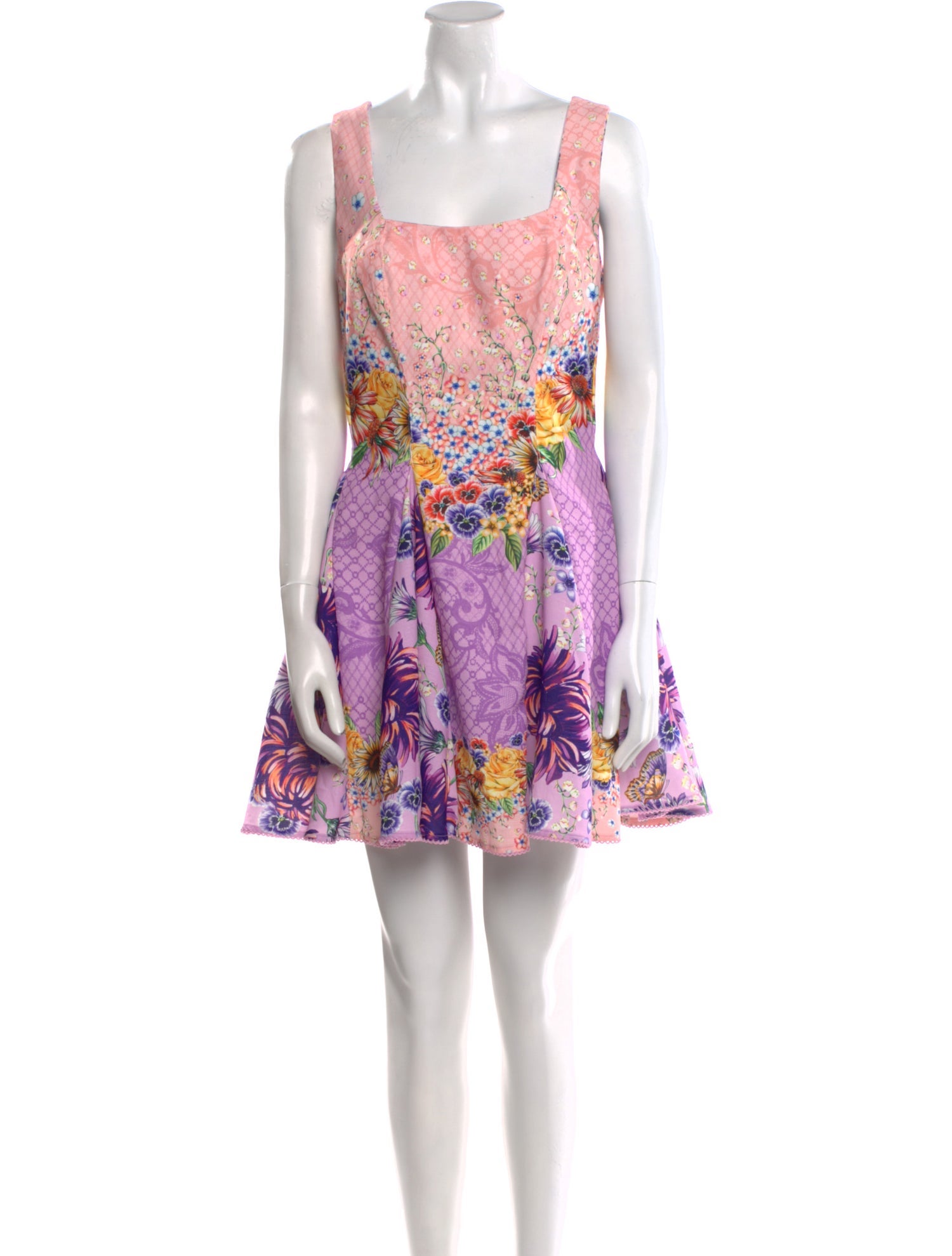 Revolve x Agua Bendita Floral Print Mini Dress