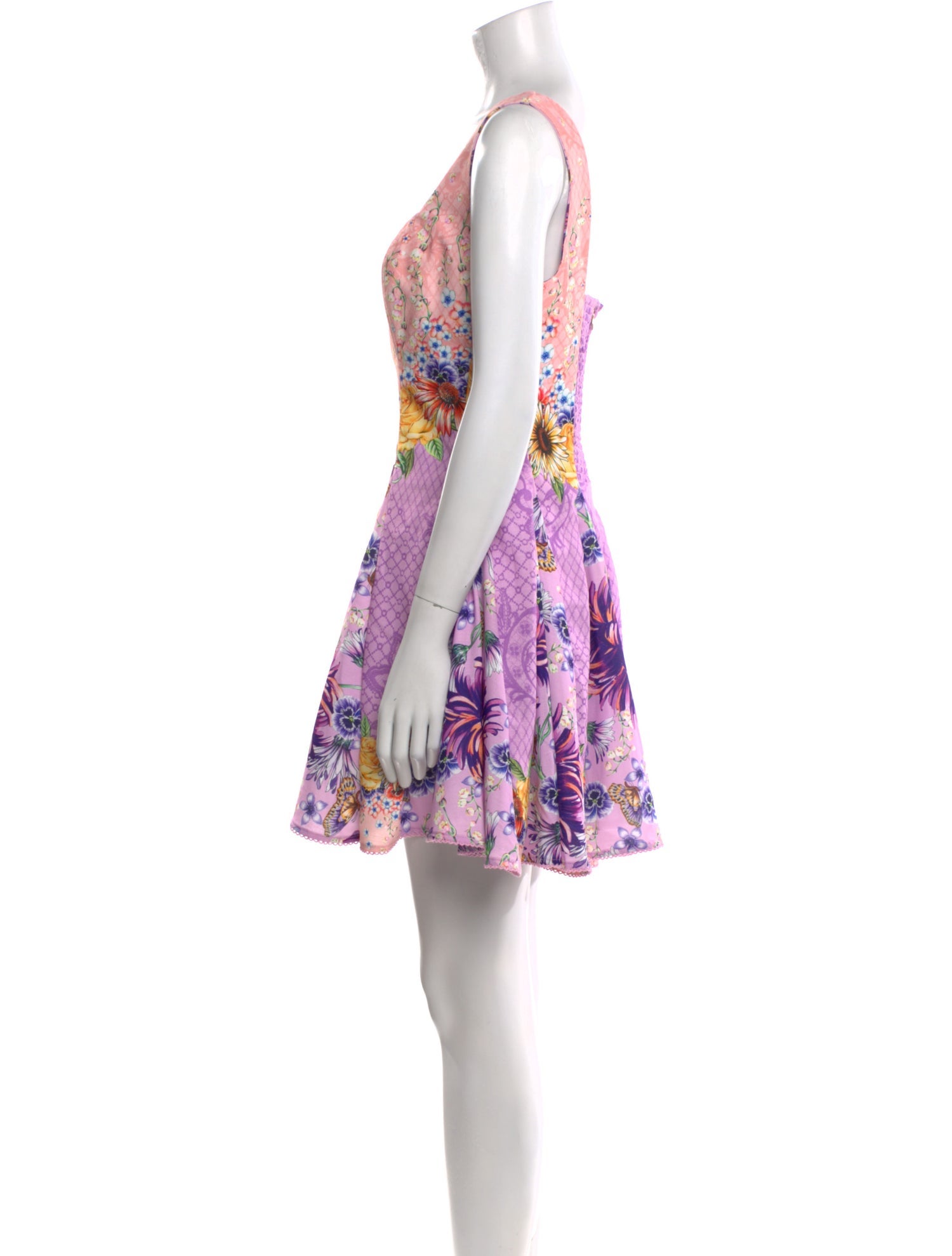 Revolve x Agua Bendita Floral Print Mini Dress