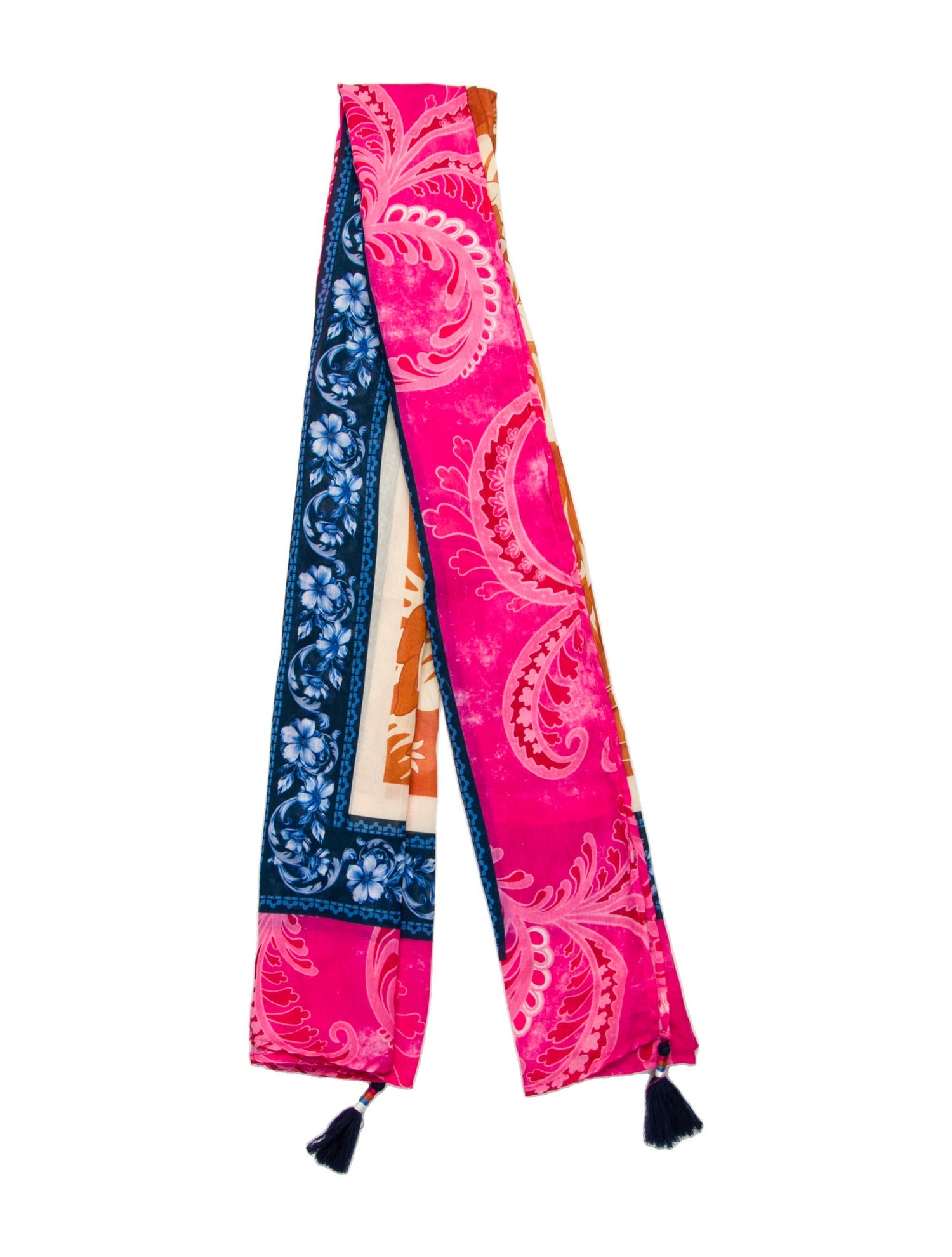 Revolve x Agua Bendita Silk Floral Print Scarf w/ Tags